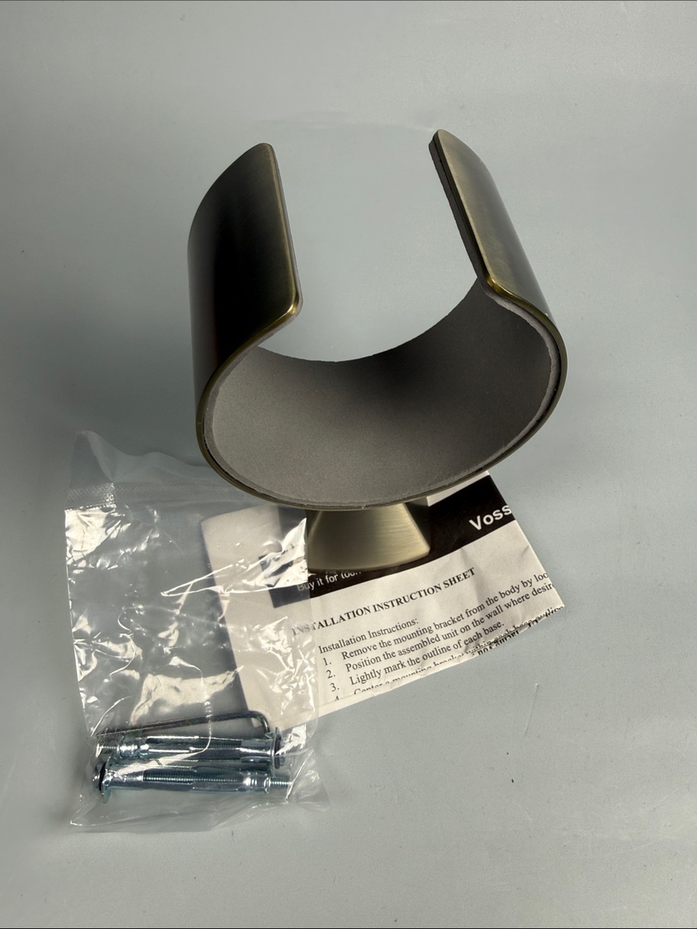 Moen Voss Wall Mounted Hair Dryer Holder in Brushed Nickel YB5170BN